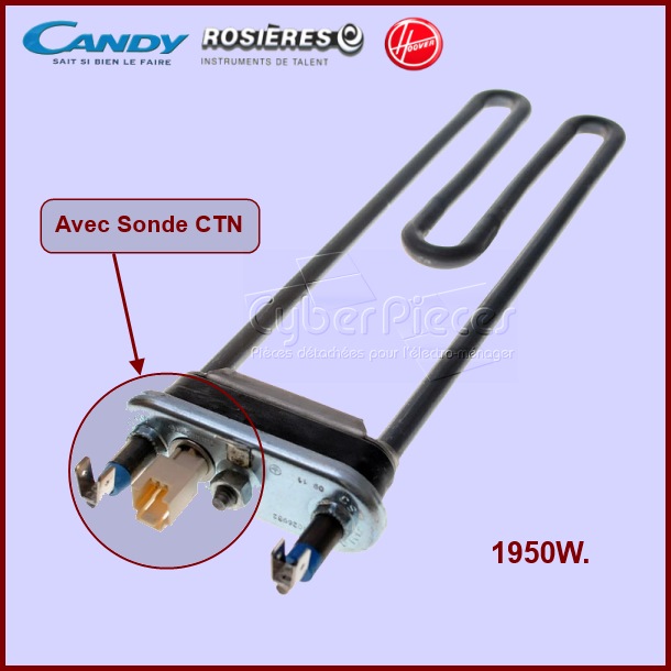 Résistance 1950W + Sonde CTN Candy 41026962