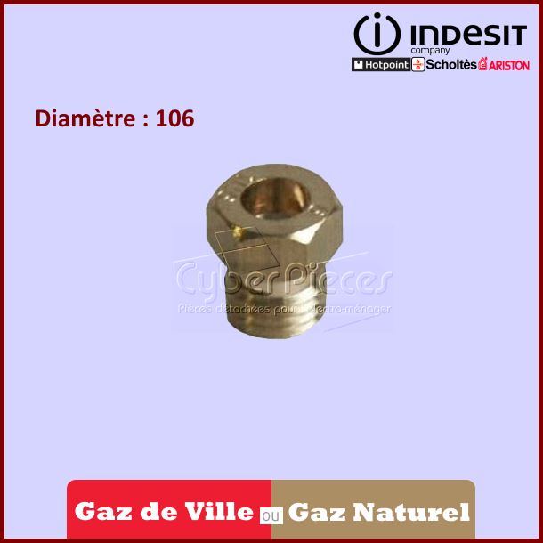 Injecteur AUXILIAIRE GZ35 D.106  Gaz Nat. C00057740