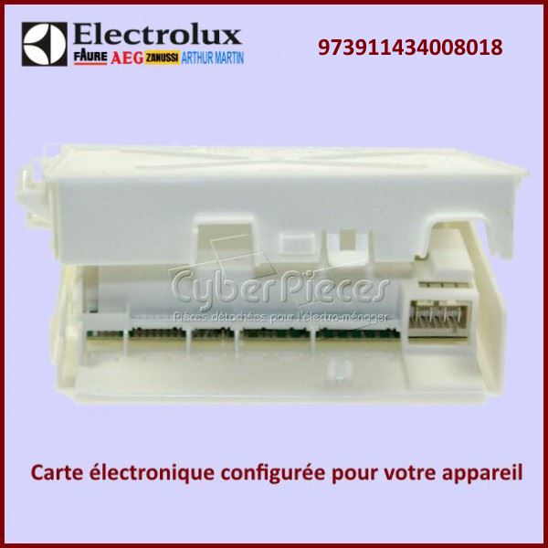Carte électronique configuré EDW1X Electrolux 973911434008018