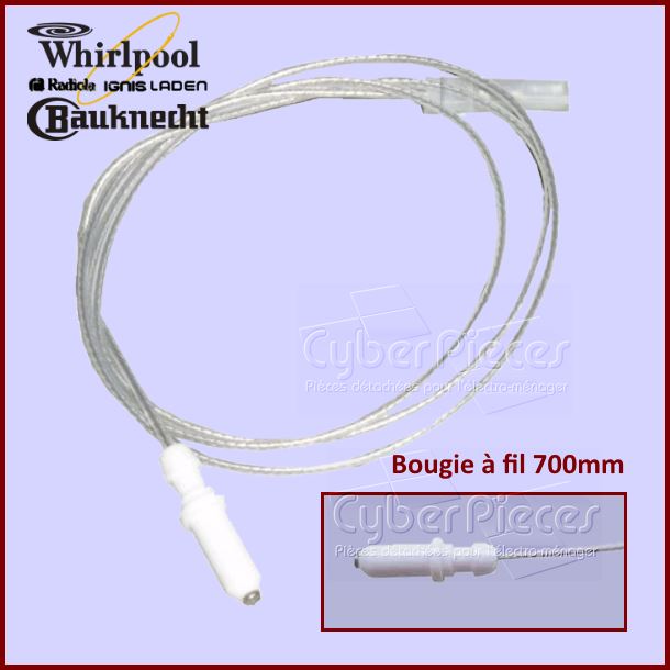 Bougie avec Cable Whirlpool 481985023108