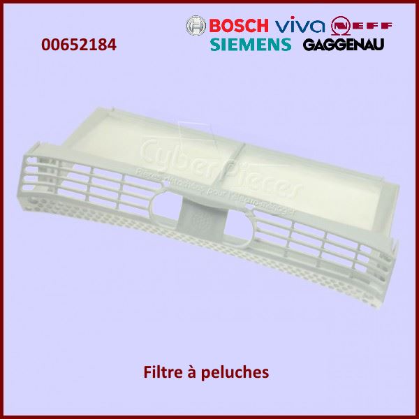 Filtre à peluches Bosch 00652184