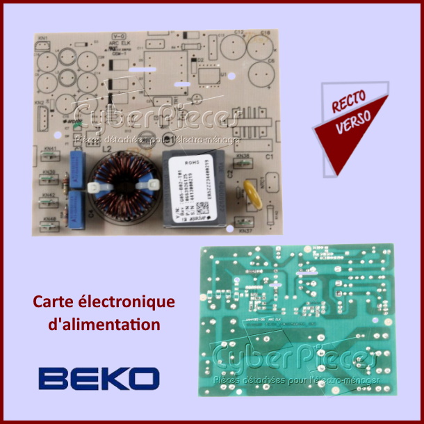 Carte électronique d'alimentation Beko 663926125