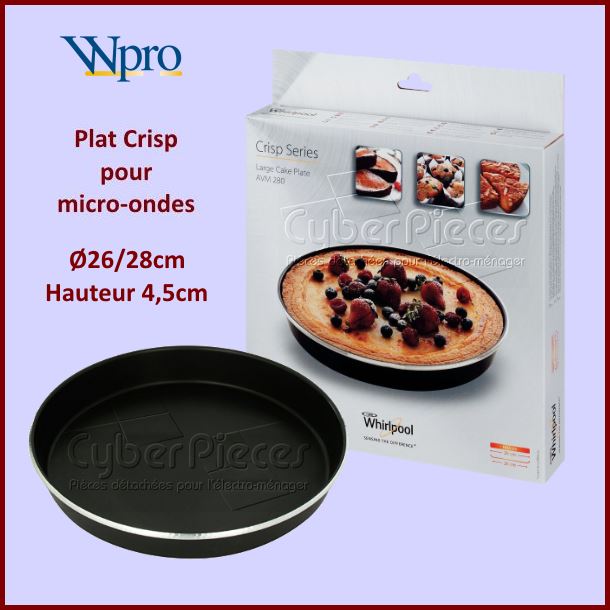 Plat CRISP Diam 28cm Wpro 480131000082