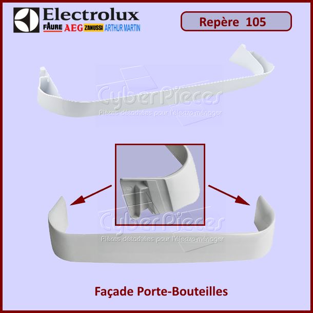 Façade Porte-Bouteilles Electrolux 2062351149 - Pièces réfrigérateu...