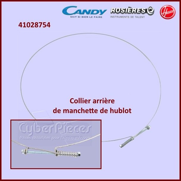 Cerclage arrière de manchette de cuve Candy 41028754