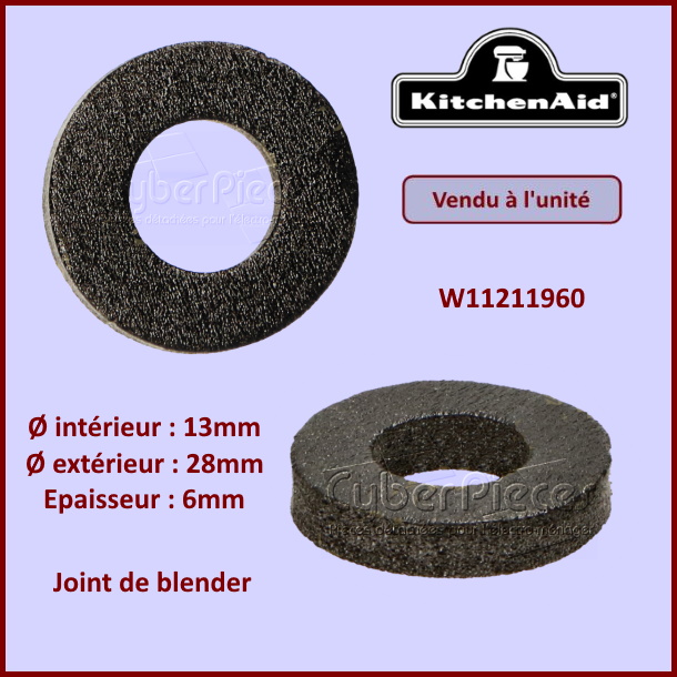 Joint de blender Kitchenaid W11211960