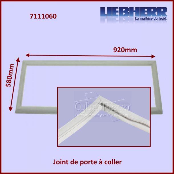 Joint de porte 580x920mm Liebherr 7111060