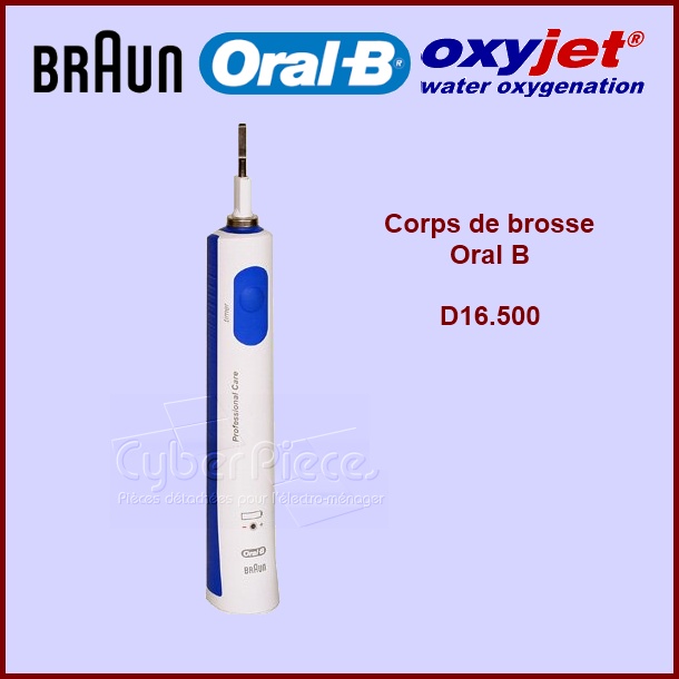 Corps de brosse à dents D16.500 Braun 67040206
