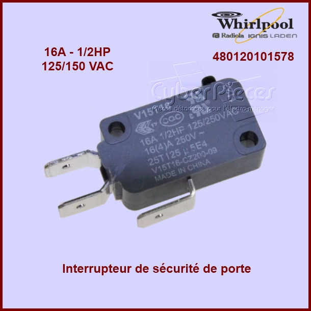 Interrupteur de sécurité de porte 480120101578