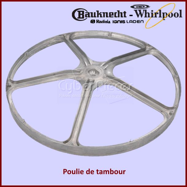 Poulie de tambour Whirlpool 480111102563