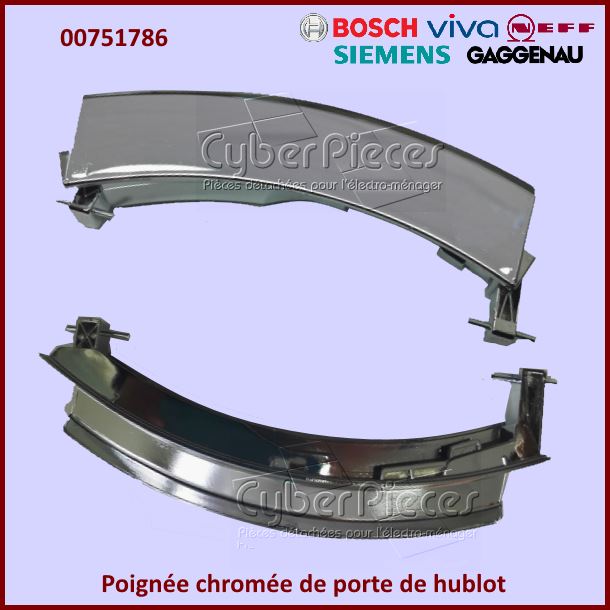 Poignée CHROMEE Bosch 00751786