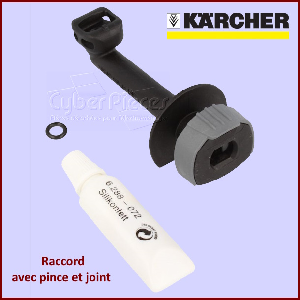 Raccord avec pince et joint Karcher 40640470