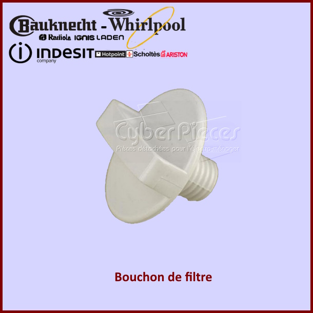 Bouchon de filtre Whirlpool 481946278861