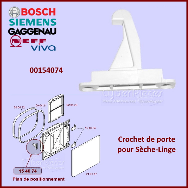 Crochet De Porte Bosch 00154074