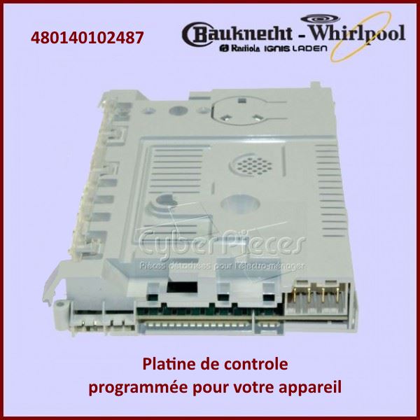 Carte électronique configurée Whirlpool 480140102487