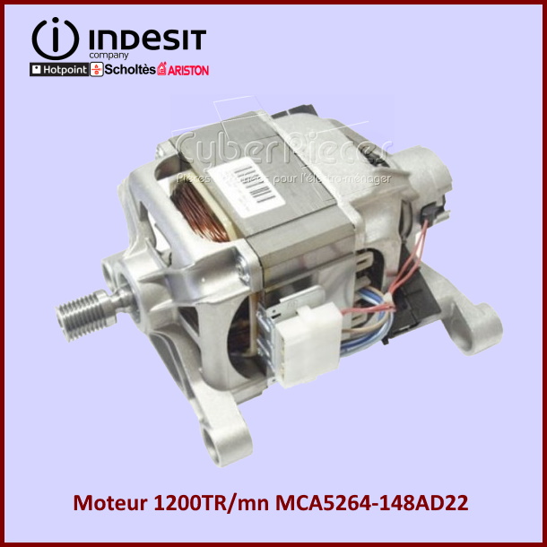 Moteur 1200TR/mn MCA5264-148AD22 Indesit C00046626