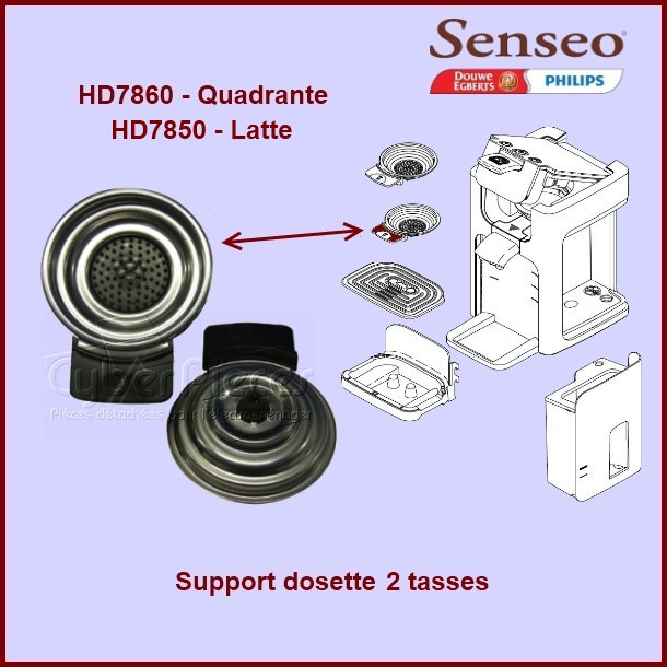 Support de filtre 2 tasses Senseo 422225944222
