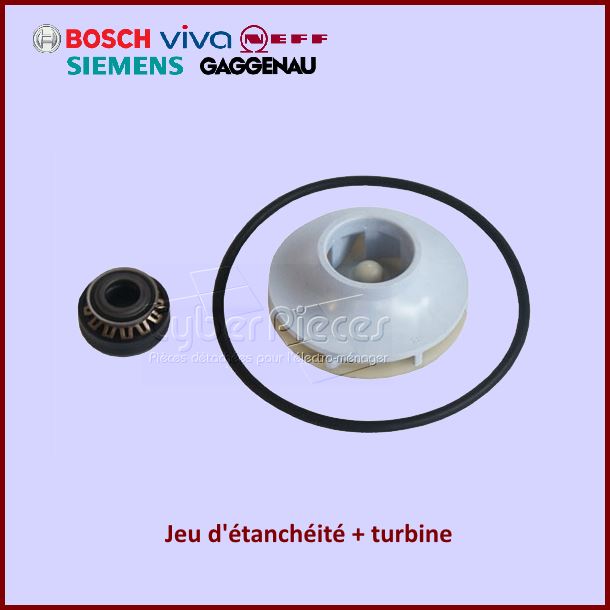 Jeu d'étanchéité + turbine Bosch 00419027