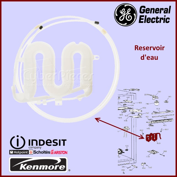 Réservoir eau General Electric WR17X4358