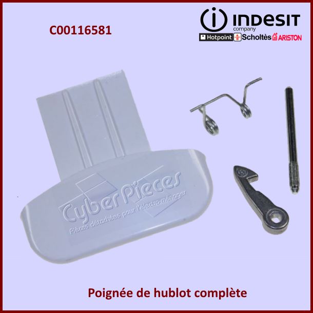 Poignée Complète Indesit C00116581