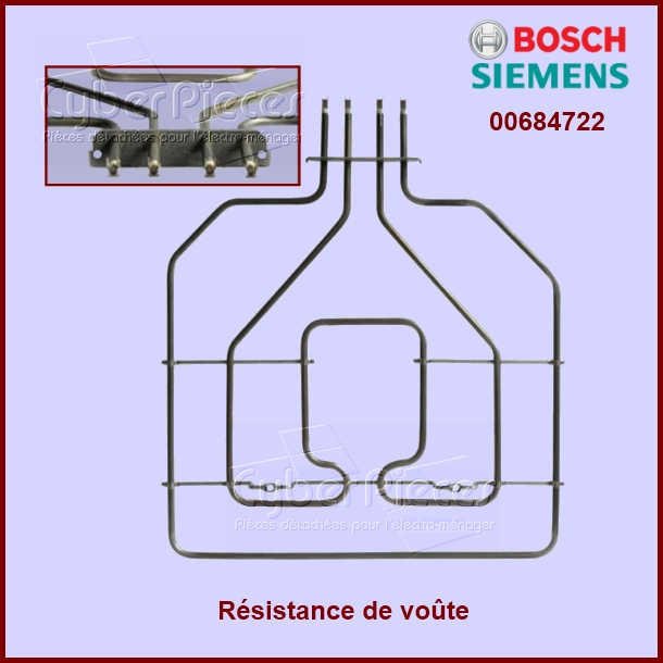 Résistance de voûte 2800W BOSCH 00684722