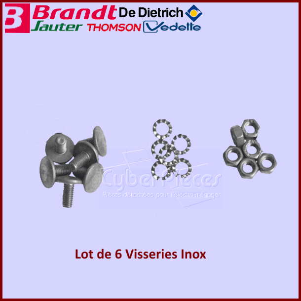 Lot de 6 vis de palier 51X5813