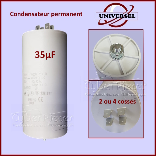 Condensateur permanent 35µF 450V