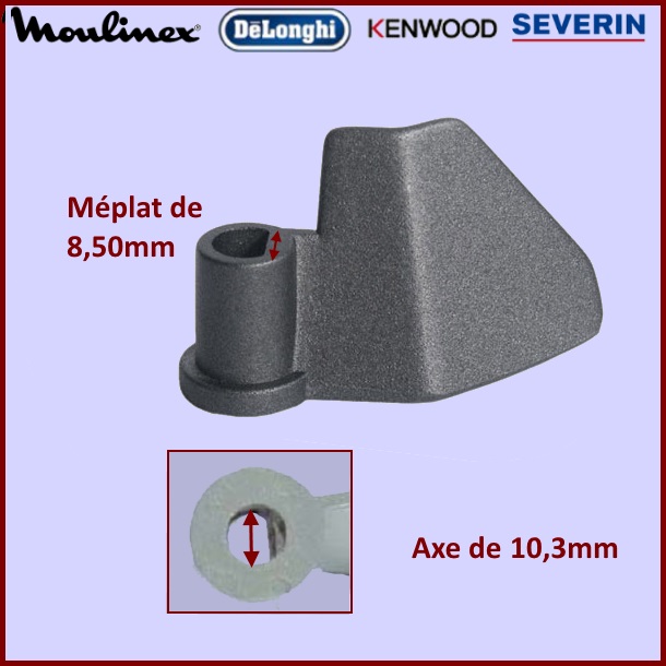 Bras Pétrisseur pour machine à pain avec axe de Ø10 mm