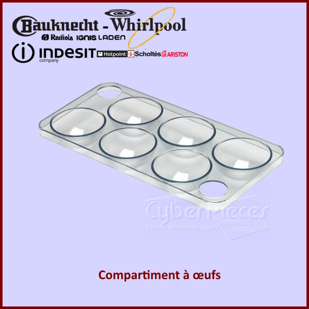 Compartiment à œufs Whirlpool 481241829742