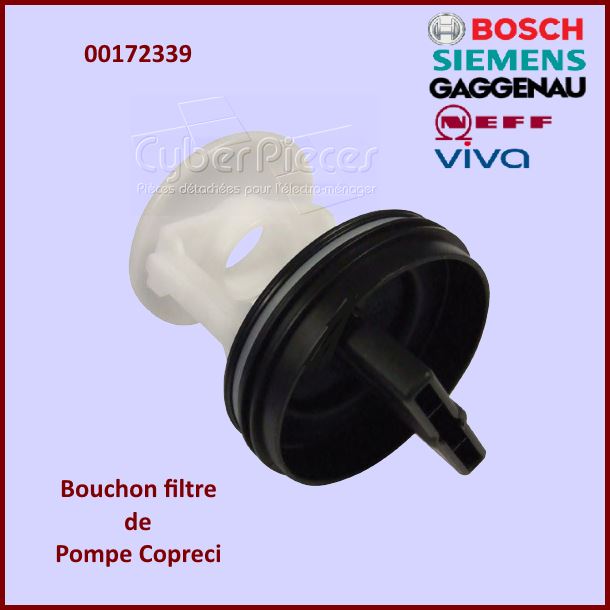 Bouchon filtre de pompe Copreci Bosch 00172339