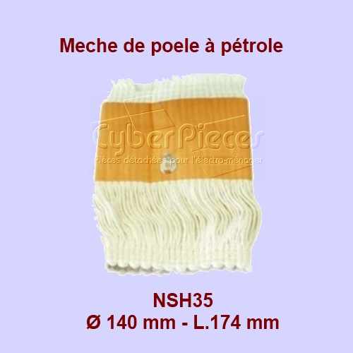 NSH35 Mèche de poêle à pétrole - Khf100 - 140x174mm