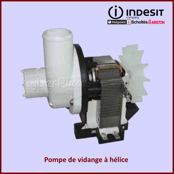 Pompe de vidange à hélice INDESIT C00023868