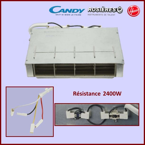 Résistance 1200+1200W Candy 40004317