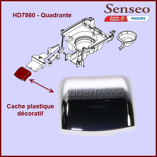 Cache plastique Senséo HD7860 - 422224761590