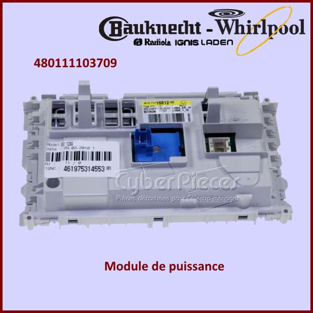Carte électronique de puissance programmée 480111103709