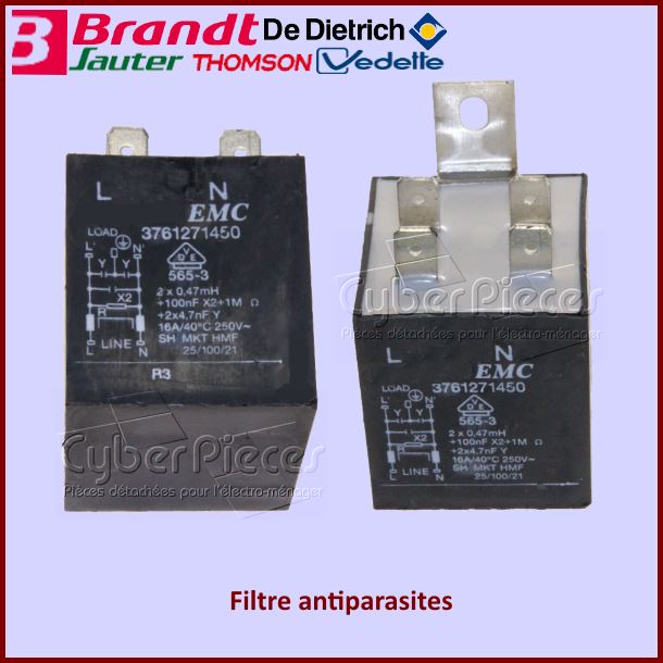 Condensateur Filtre Anti-parasite Roxburgh 3761271450 (76X1632)