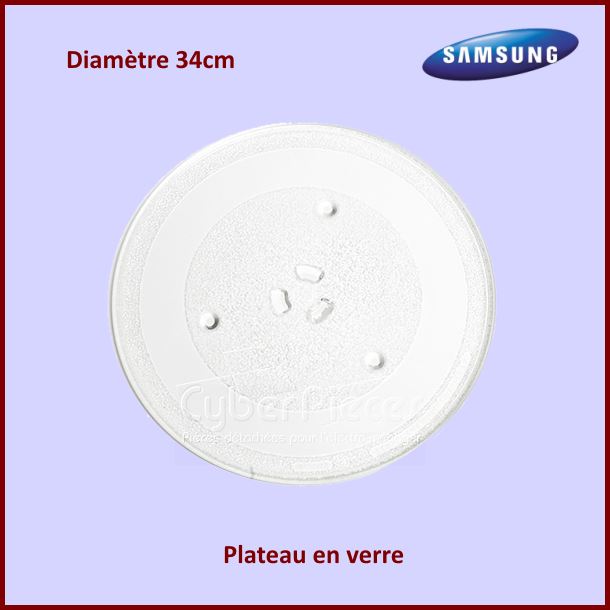 Plateau en verre 340mm Samsung DE74-20016A