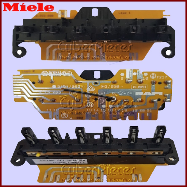 Clavier 6 touches poussoir Miele 2994014