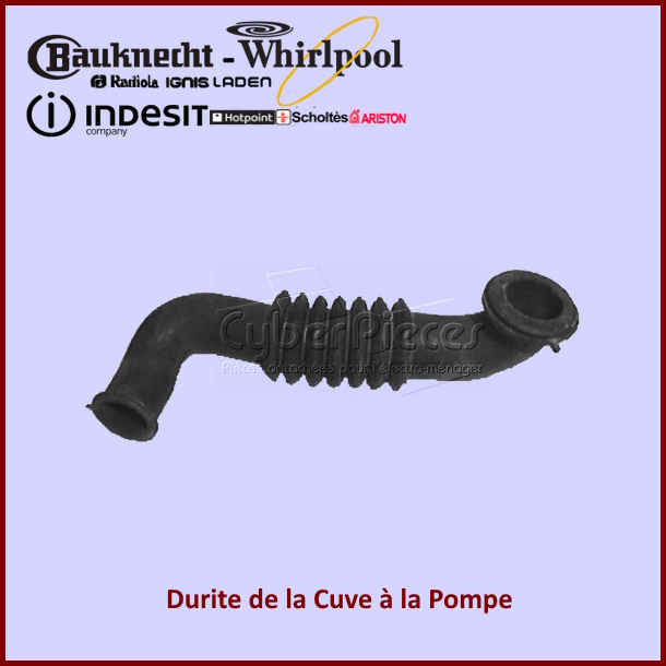 Durite Sortie Cuve Indesit C00103658