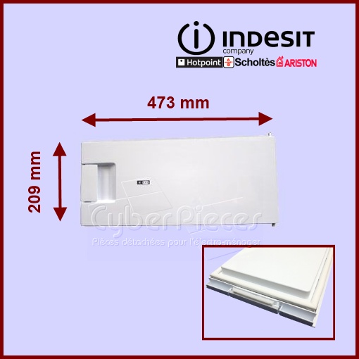Portillon complet Indesit C00063308