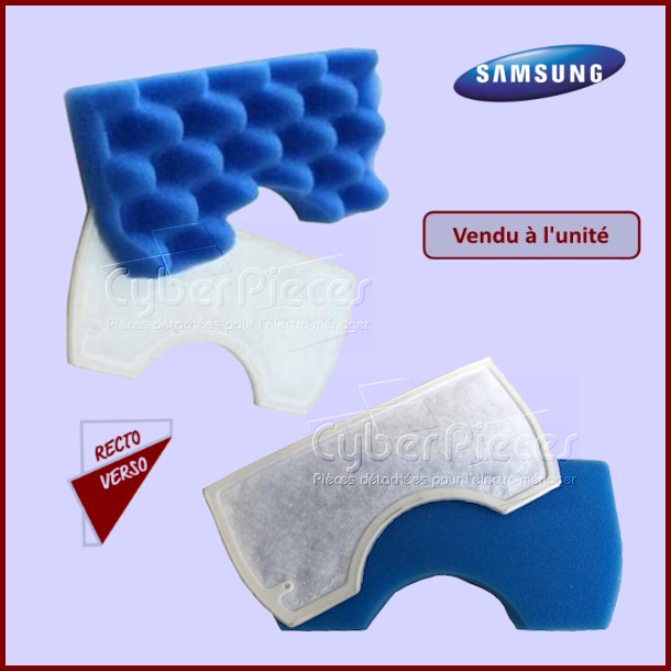 Ensemble filtre mousse Samsung DJ97-01040C