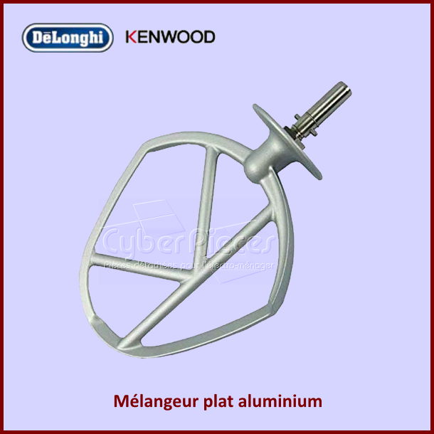 Mélangeur plat aluminium Kenwood KW714148 - Pièces robots ménagers