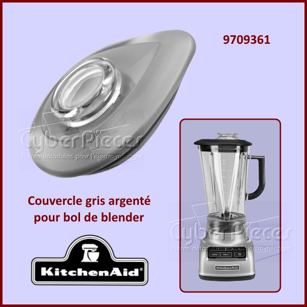 Couvercle Gris Argenté de bol Kitchenaid 9709361
