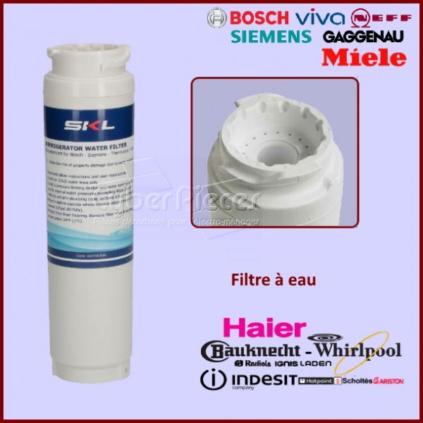 Filtre à eau Type UltraClarity pour réfrigérateur US Bosch 11032251