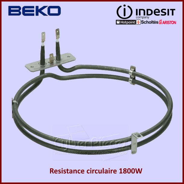 Resistance circulaire 1800W Beko 262900074