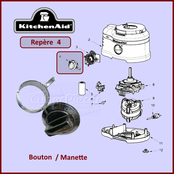 Manette Kitchenaid W10597641