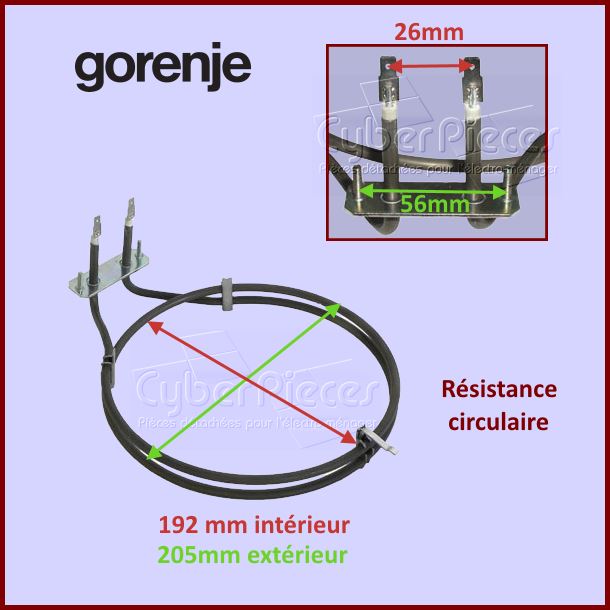 Resistance Circulaire 2200w Gorenje 379201 - 258967