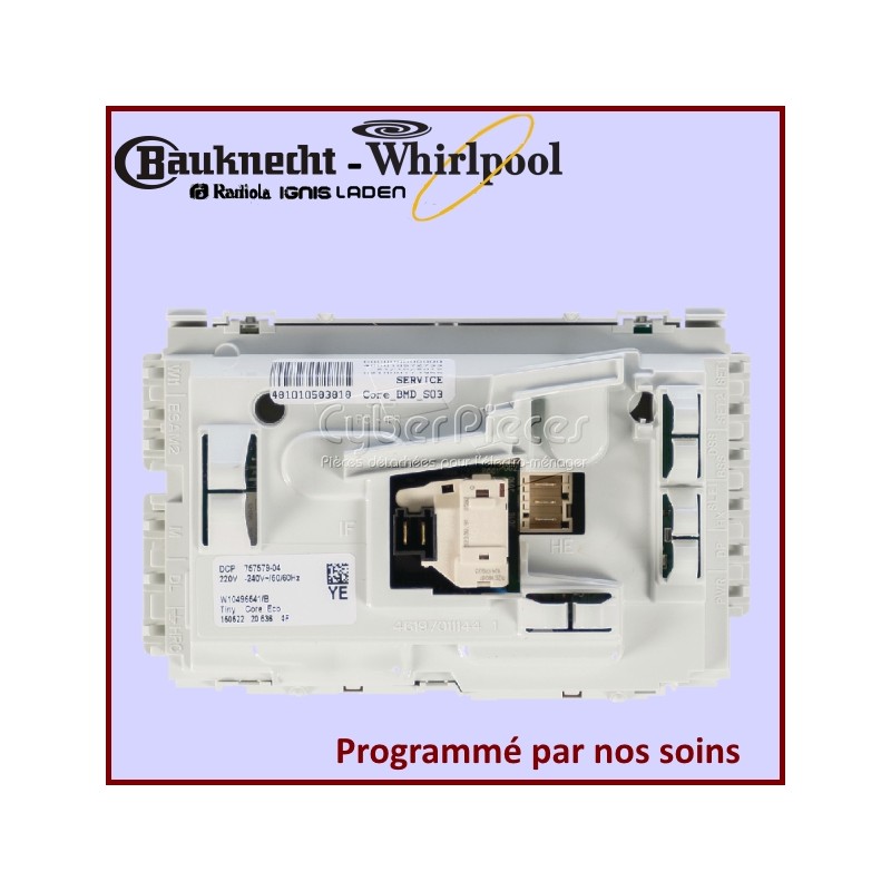 Carte electronique de commande Whirlpool 481010576269