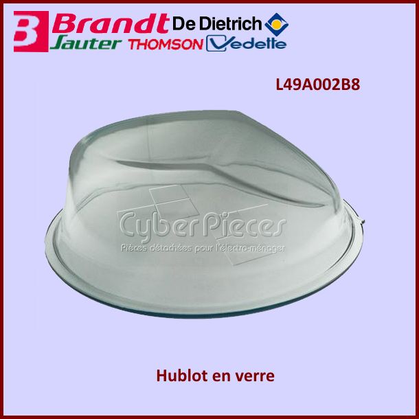 Verre de hublot Brandt L49A002B8