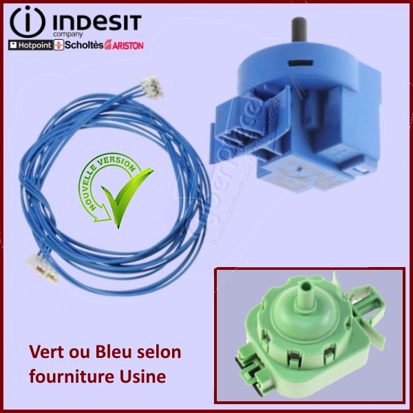 Pressostat avec câblage Indesit C00381612 540-AA-009